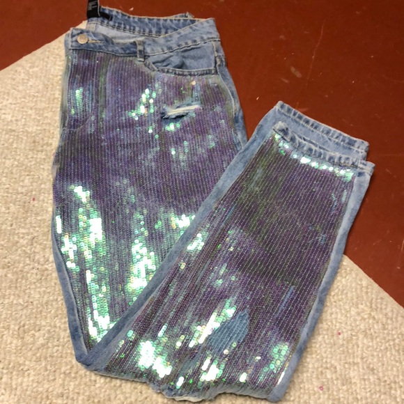 Forever 21 Denim - Sequin Jeans